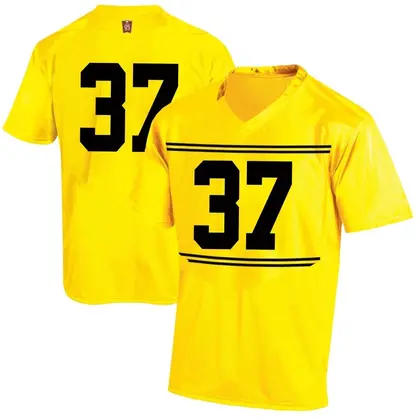 Game Men's Carson Petitbon Maryland Terrapins Football College Jersey - Gold