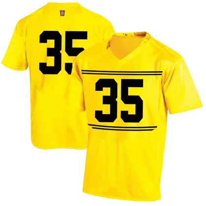 Game Men's Keyari James Maryland Terrapins Football College Jersey - Gold