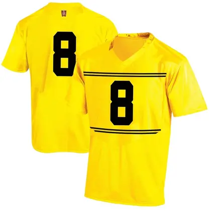 Game Men's Mekhai White Maryland Terrapins Football College Jersey - Gold