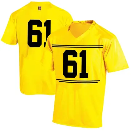 Game Men's Michael Hershey Maryland Terrapins Football College Jersey - Gold