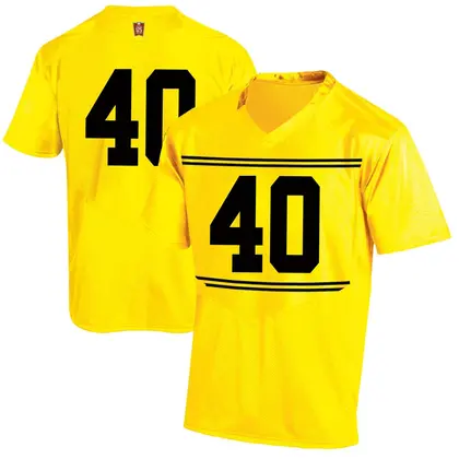 Game Men's Taizse Johnson Maryland Terrapins Football College Jersey - Gold