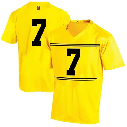 Game Men's Tommy Akingbesote Maryland Terrapins Football College Jersey - Gold