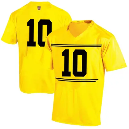 Game Men's Zymear Smith Maryland Terrapins Football College Jersey - Gold
