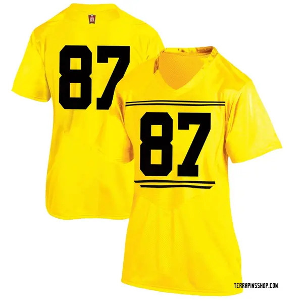 Game Women's Robert Smith Maryland Terrapins Under Armour Football College Jersey - Gold