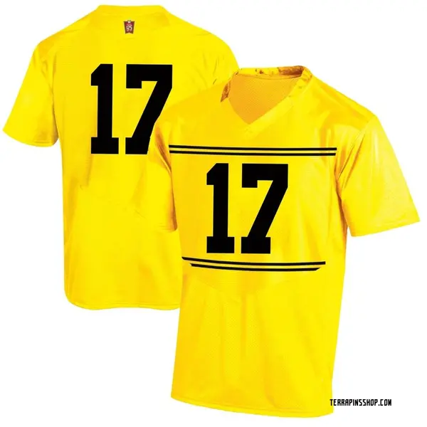 Game Youth Josiah McLaurin Maryland Terrapins Under Armour Football College Jersey - Gold