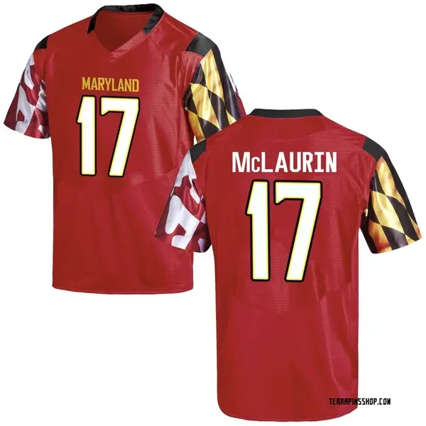 Game Youth Josiah McLaurin Maryland Terrapins Under Armour Football College Jersey - Red