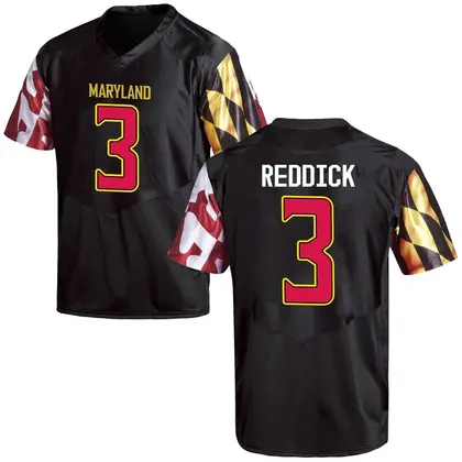 Game Youth Trey Reddick Maryland Terrapins Football College Jersey - Black