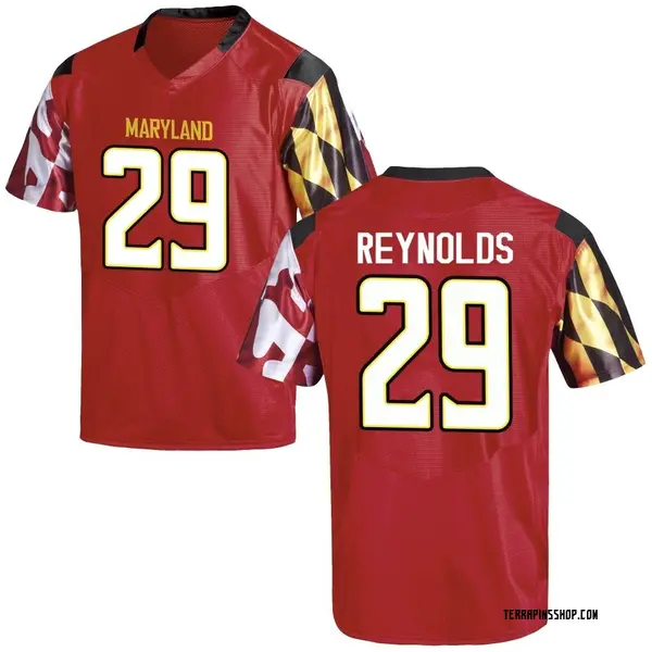 Replica Men's Colin Reynolds Maryland Terrapins Under Armour Football College Jersey - Red