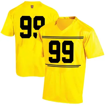 Replica Men's Dimitry Nicolas Maryland Terrapins Football College Jersey - Gold