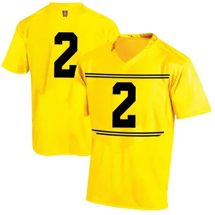 Replica Men's Jacob Copeland Maryland Terrapins Football College Jersey - Gold