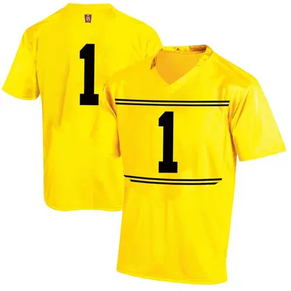 Replica Men's Jalil Farooq Maryland Terrapins Football College Jersey - Gold