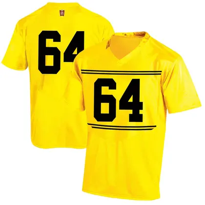 Replica Men's Marcus Finger Maryland Terrapins Football College Jersey - Gold