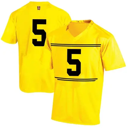 Replica Men's Octavian Smith Jr. Maryland Terrapins Football College Jersey - Gold