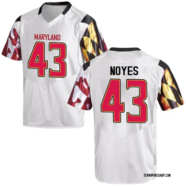 Replica Men's Philip Noyes Maryland Terrapins Under Armour Football College Jersey - White