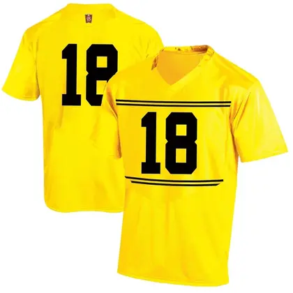 Replica Men's Roman Jensen Maryland Terrapins Football College Jersey - Gold