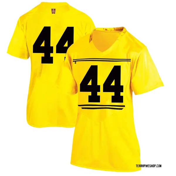 Replica Women's Joel Starlings Maryland Terrapins Under Armour Football College Jersey - Gold