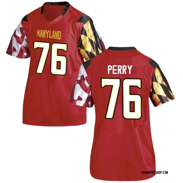 Replica Women's Rahtrel Perry Maryland Terrapins Under Armour Football College Jersey - Red