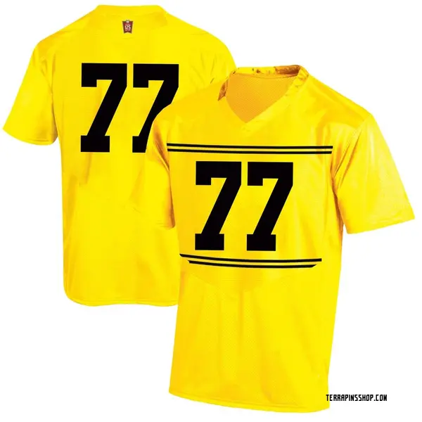 Replica Youth Amory Hills Maryland Terrapins Under Armour Football College Jersey - Gold