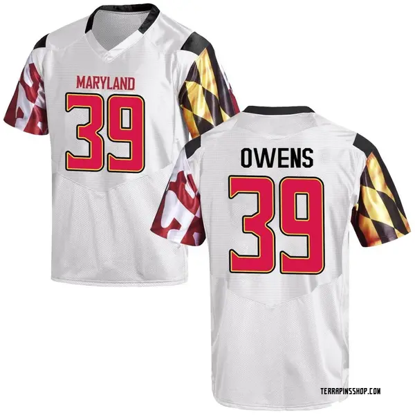 Replica Youth Daniel Owens Maryland Terrapins Under Armour Football College Jersey - White