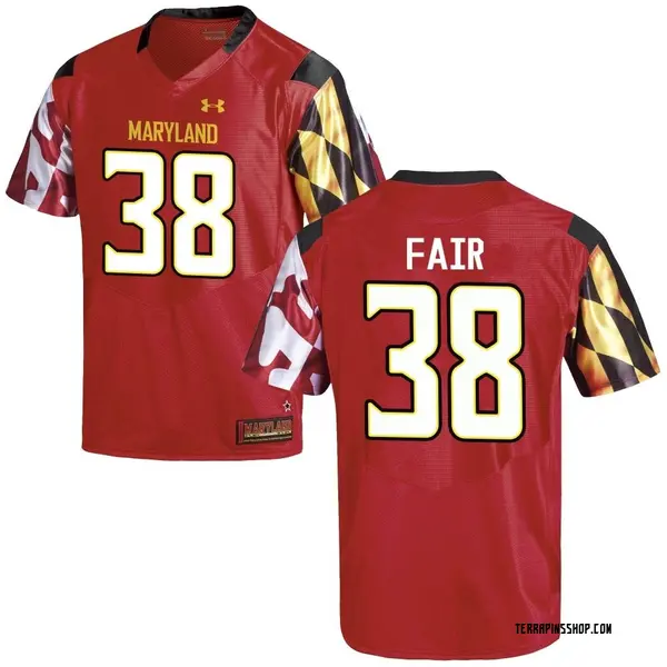 Replica Youth Jaiden Fair Maryland Terrapins Under Armour Football College Jersey - Red