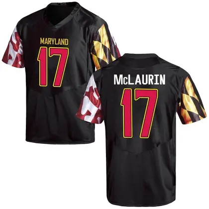Replica Youth Josiah McLaurin Maryland Terrapins Football College Jersey - Black