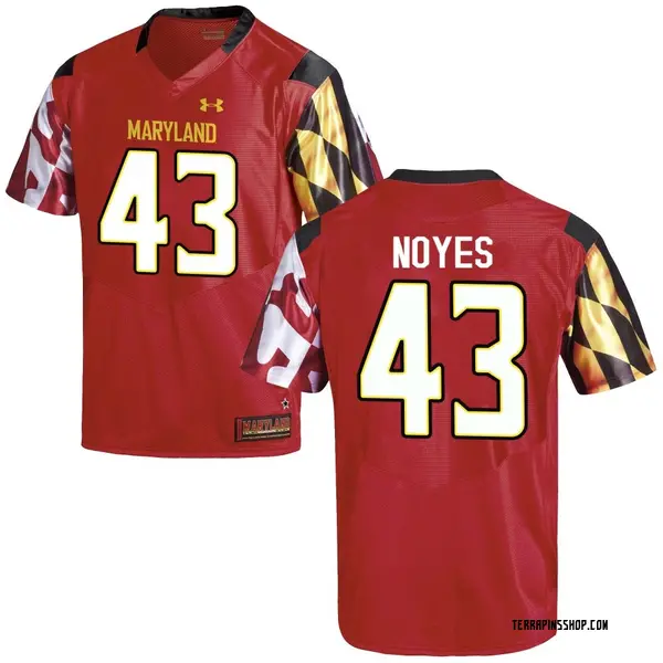 Replica Youth Philip Noyes Maryland Terrapins Under Armour Football College Jersey - Red