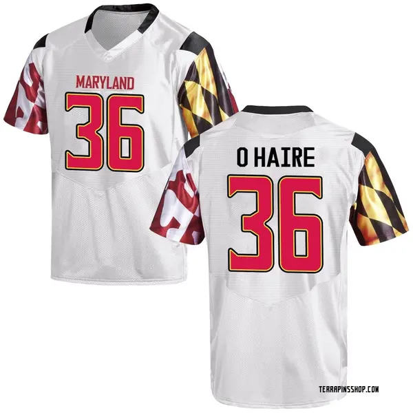 Replica Youth Sean O'Haire Maryland Terrapins Under Armour Football College Jersey - White